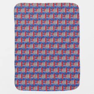 Cute Santa Bunny Baby Blanket