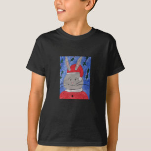 Cute Santa Bunny T-Shirt
