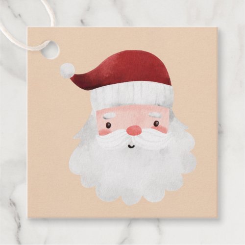 Cute Santa Christmas Gift Tags