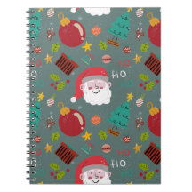 Cute Santa Christmas Notebook