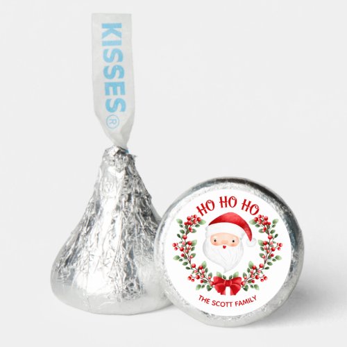 Cute Santa Christmas Party Hersheys Kisses