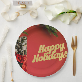 Cute Santa Christmas Plate – Festive Holiday Gift 
