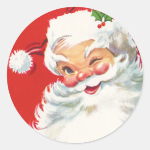 Cute Santa Christmas stickers