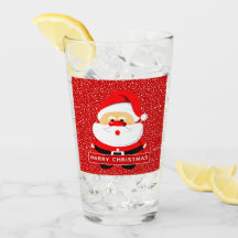 Cute Santa Claus and snow Christmas