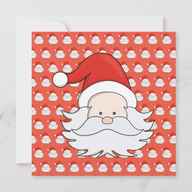 Cute Santa Claus Card (Front)