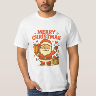 Cute Santa Claus Christmas Art – Merry Christmas T-Shirt