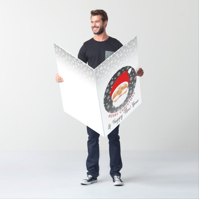 Cute Santa Claus Christmas Card (In Situ)