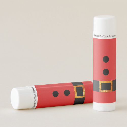 Cute Santa Claus  Christmas Favor Lip Balm