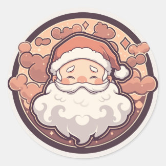 Cute Santa Claus Christmas sticker