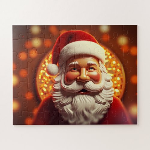 cute Santa Claus for the New Year and Christmas  Jigsaw Puzzle