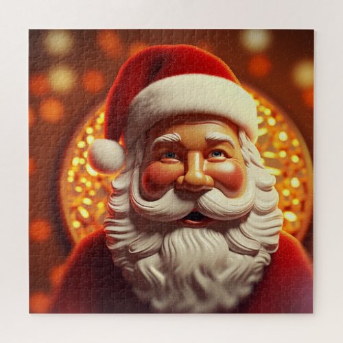 cute Santa Claus for the New Year and Christmas  Jigsaw Puzzle