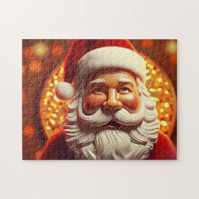 cute Santa Claus for the New Year and Christmas  Jigsaw Puzzle (Horizontal)