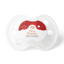 Cute Santa Claus - Merry Christmas – Personalized Pacifier Cute Santa Claus - Merry Christmas – Personalized Pacifier