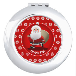 Cute Santa Claus Mirror For Makeup
