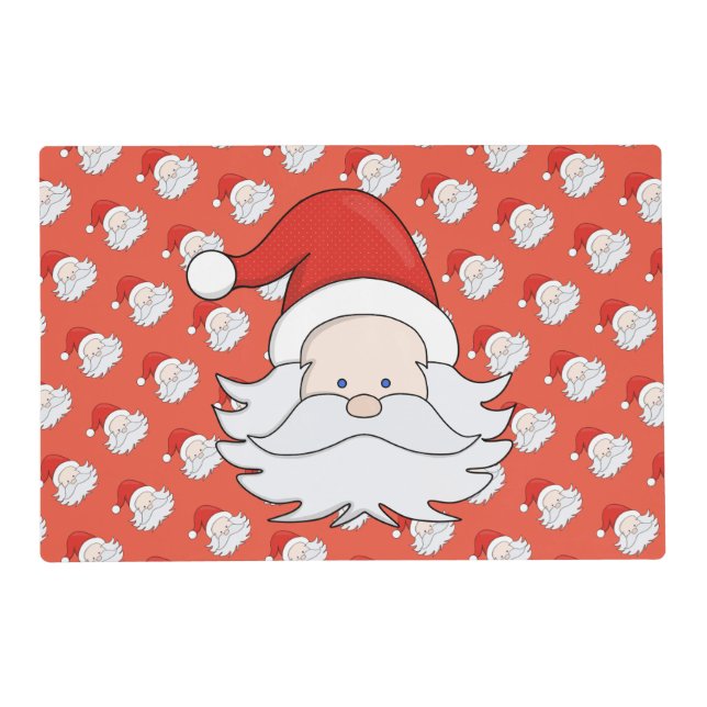 Cute Santa Claus Placemat (Front)
