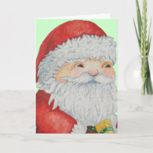 Cute santa claus portrait picture  for christmas holiday card