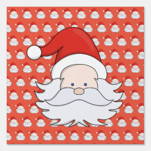Cute Santa Claus Sign