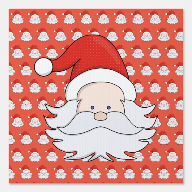 Cute Santa Claus Sign (Front)