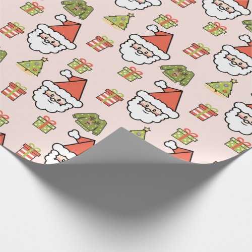 Cute Santa Claus Wrapping Paper