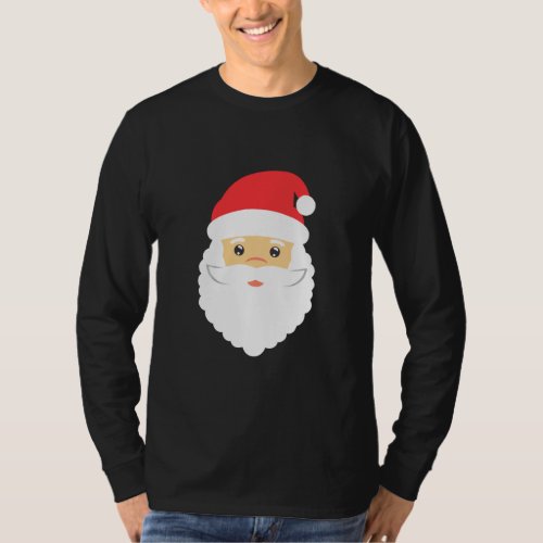 Cute Santa Clause Christmas Holidays Graphic  T_Shirt