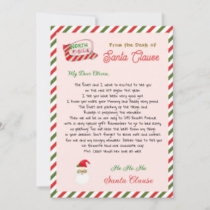 Cute Santa Clause Letter From Santa