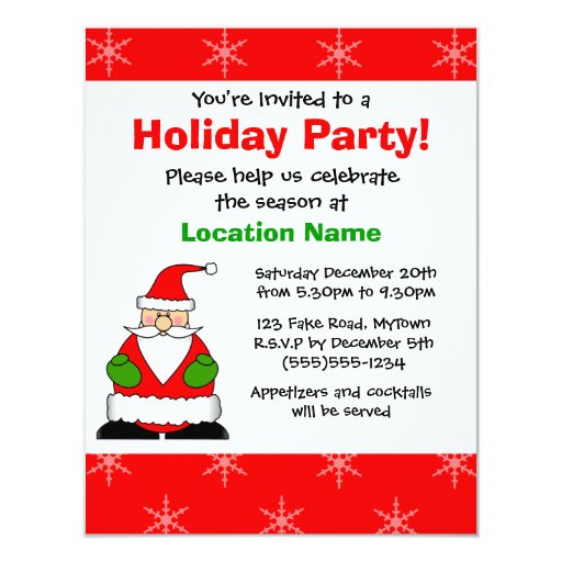 Cute Holiday Invitations 1