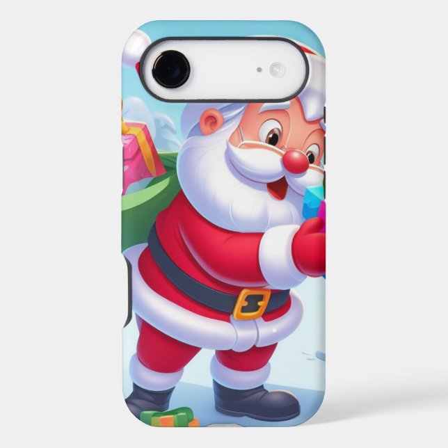Cute Santa  Iphone Case (Back)