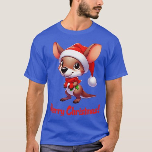 Cute Santa Kangaroo 1 T_Shirt