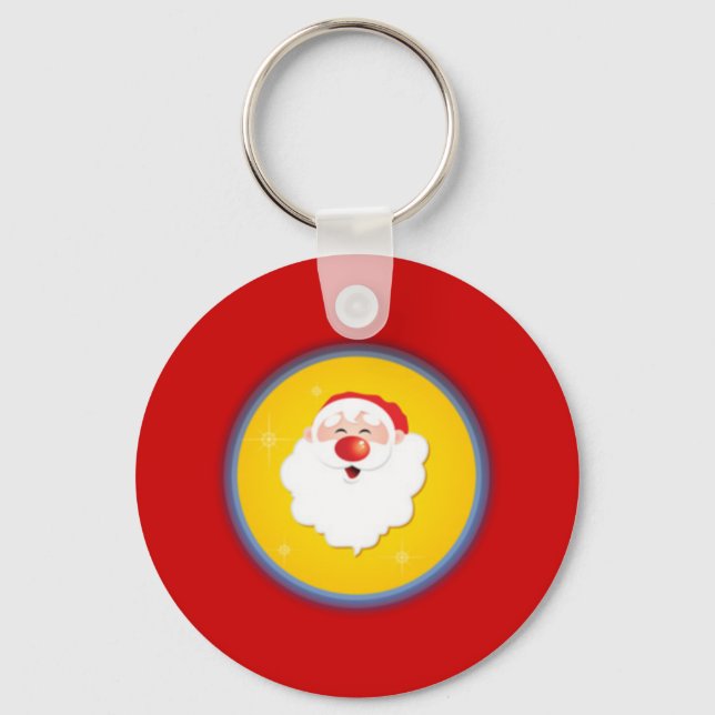 Cute Santa Keychain (Front)