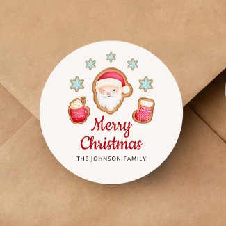 Cute Santa Merry Christmas