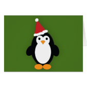 Cute Santa Penguin (Front Horizontal)