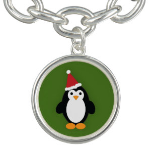 Cute Santa Penguin Bracelet
