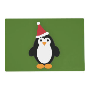Cute Santa Penguin Placemat