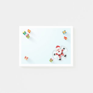 Cute Santa Snow Angel Christmas Post-it Notes