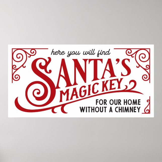 Cute Santas key Christmas holiday decor (Front)