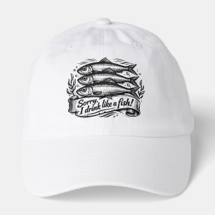 Cute Sardine Fish Quote T-Shirt Hat