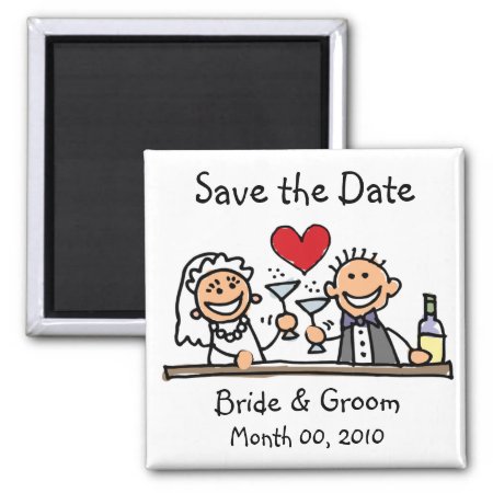 Cute Save The Date Magnets