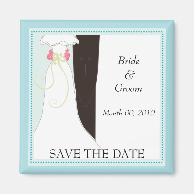 Cute Save the Date Magnets (Front)