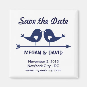 Cute save the date Magnets