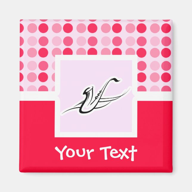 Cute Saxophone Magnet (Front)