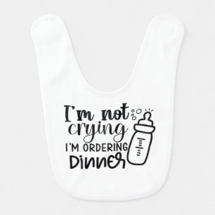 Cute saying Baby Bib