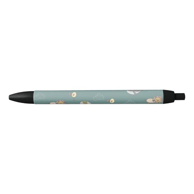 Cute Scandinavian Animals Pattern Pen (Front)