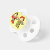 Cute Scarecrow Couple Holding Hands Pacifier (Front Right)
