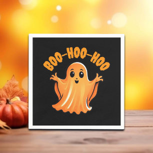 Cute Scary Halloween Ghost Napkins