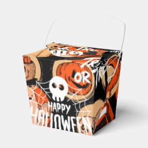 Cute & Scary Halloween Spooky vibes Favor Boxes