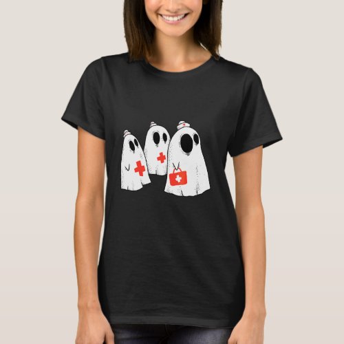 Cute Scary Medic Ghosts T_Shirt