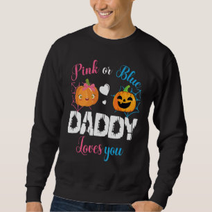 Cute Scary Pumpkin Boy Girl Mom Pink Or Blue Daddy Sweatshirt