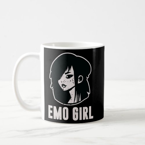 Cute Scene Girl 90s 2000s Goth Punk Emo Girl  Coffee Mug