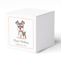 Cute Schnauzer  Favor Boxes