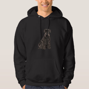 Cute Schnauzer For Schnauzer Dog Mom Dad Costume Hoodie